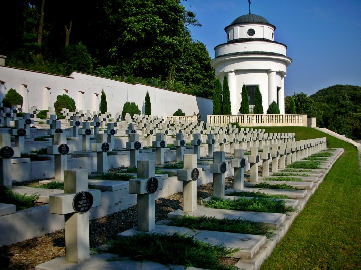 The Polish military memorial in Lychakivskiy